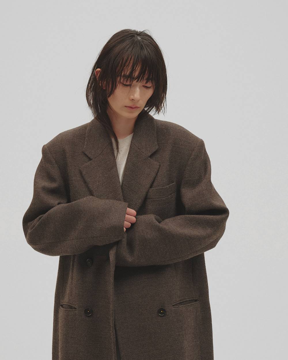 Wool 100% Chester Coat Wool 100% Chester Coat,ウール100%チェスターコート,12620013,コート,ウールコート,ウール100%,チェスターコート,アウター,トップス,todayful,トゥデイフル,lifes,吉田怜香,26aw
