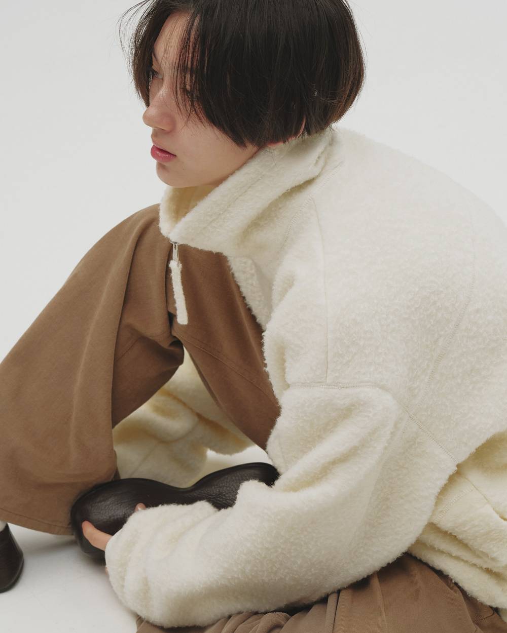 Napping Halfzip Blouson Napping Halfzip Blouson,ナッピングハーフジップブルゾン,12620205,ブルゾン,ナッピングブルゾン,ジャケット,アウター,todayful,トゥデイフル,lifes,吉田怜香,26aw