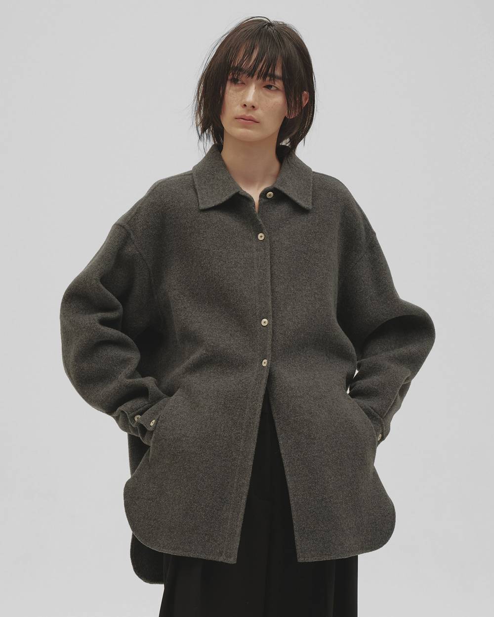 Wool Shirts Jacket Wool Shirts Jacket,ウールシャツジャケット,12620406,ウールシャツ,アウター,シャツジャケット,ジャケット,トップス,ウールジャケット,todayful,トゥデイフル,lifes,吉田怜香,26aw