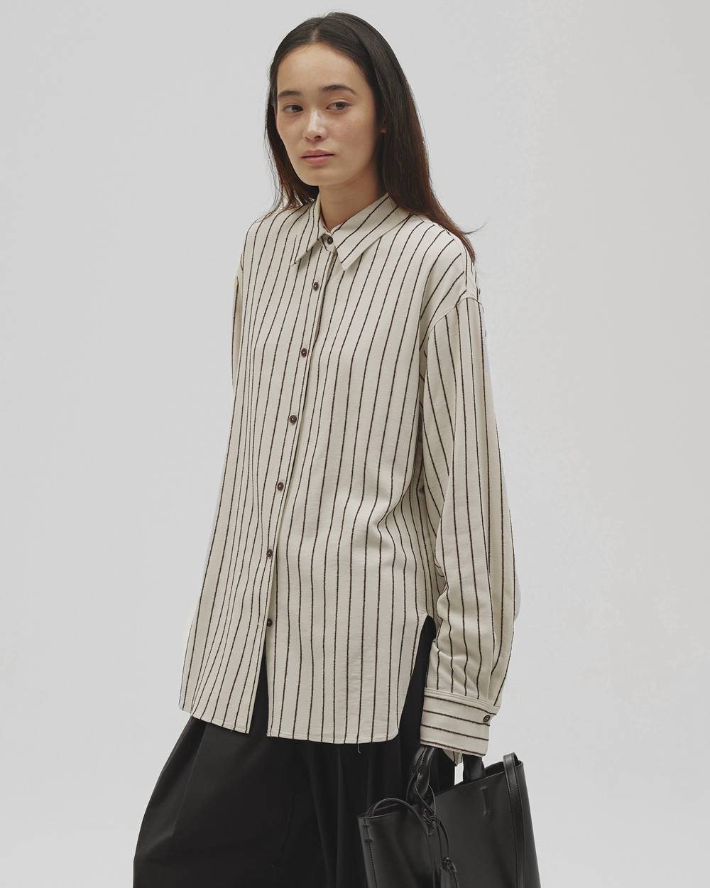 Jacquard Stripe Shirts Jacquard Stripe Shirts,ジャガードストライプシャツ,12620408,ジャガード,ジャガードシャツ,ストライプシャツ,シャツ,トップス,todayful,トゥデイフル,lifes,吉田怜香,26aw