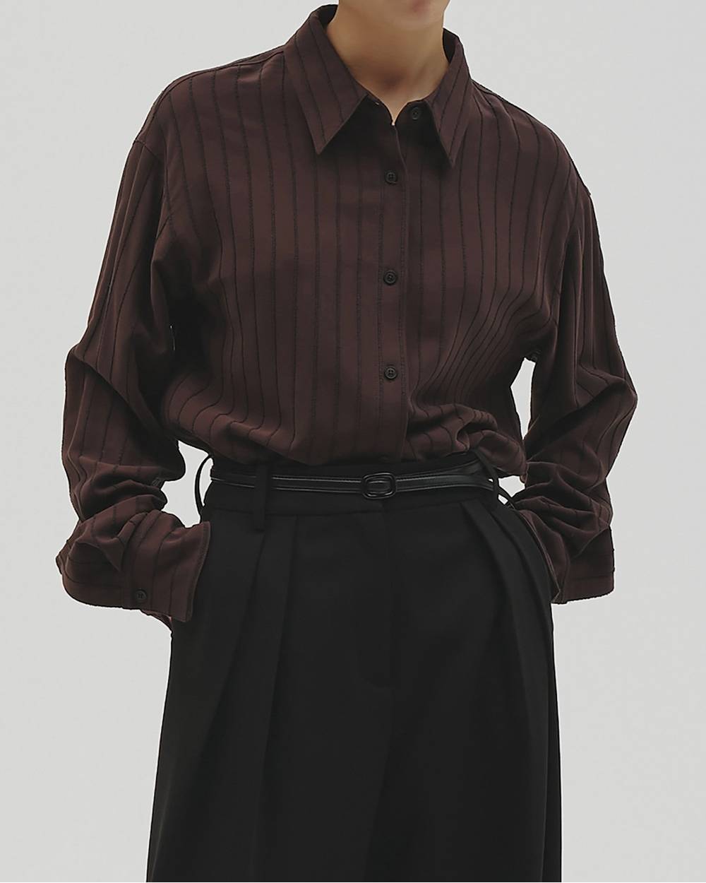Jacquard Stripe Shirts Jacquard Stripe Shirts,ジャガードストライプシャツ,12620408,ジャガード,ジャガードシャツ,ストライプシャツ,シャツ,トップス,todayful,トゥデイフル,lifes,吉田怜香,26aw