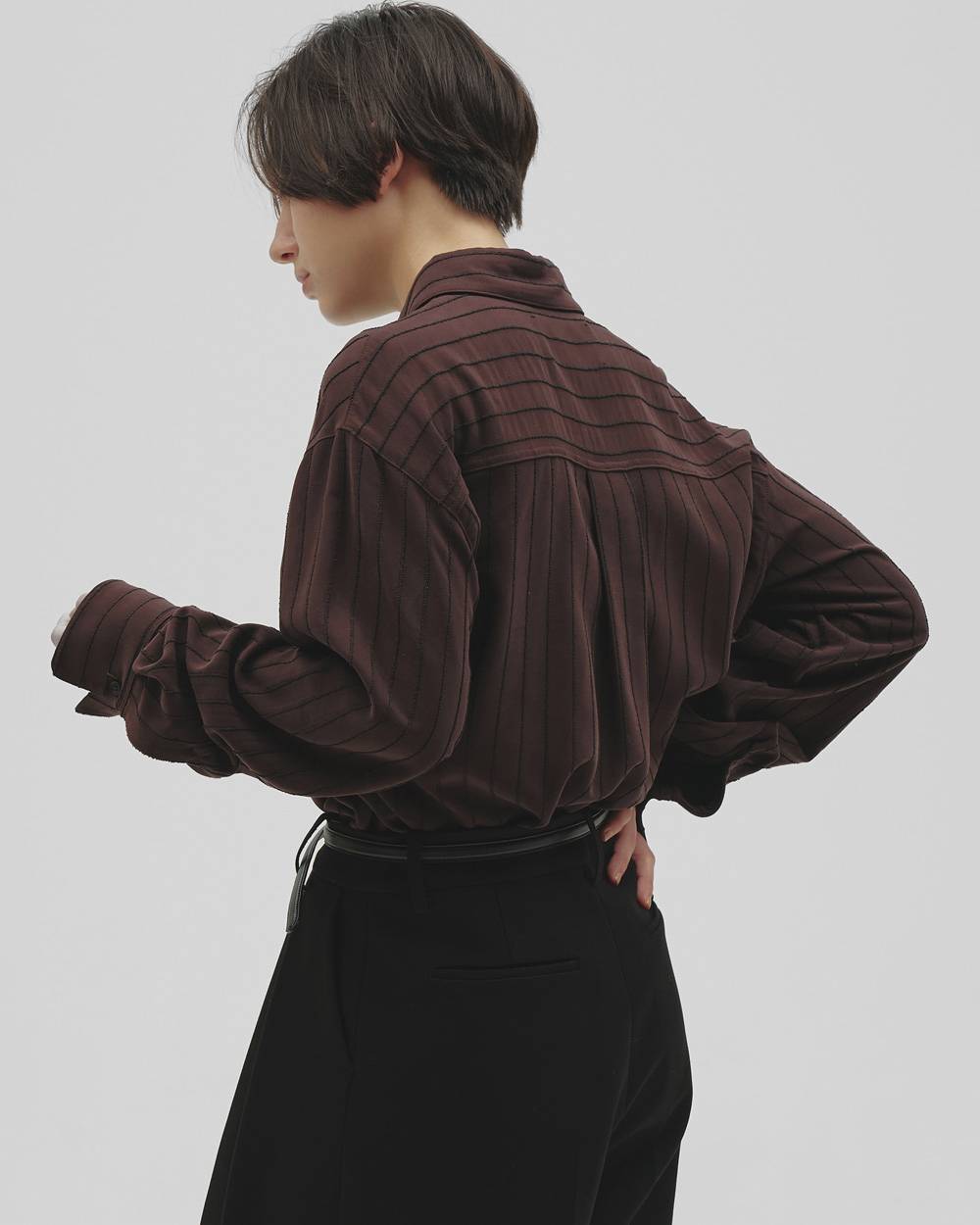 Jacquard Stripe Shirts Jacquard Stripe Shirts,ジャガードストライプシャツ,12620408,ジャガード,ジャガードシャツ,ストライプシャツ,シャツ,トップス,todayful,トゥデイフル,lifes,吉田怜香,26aw