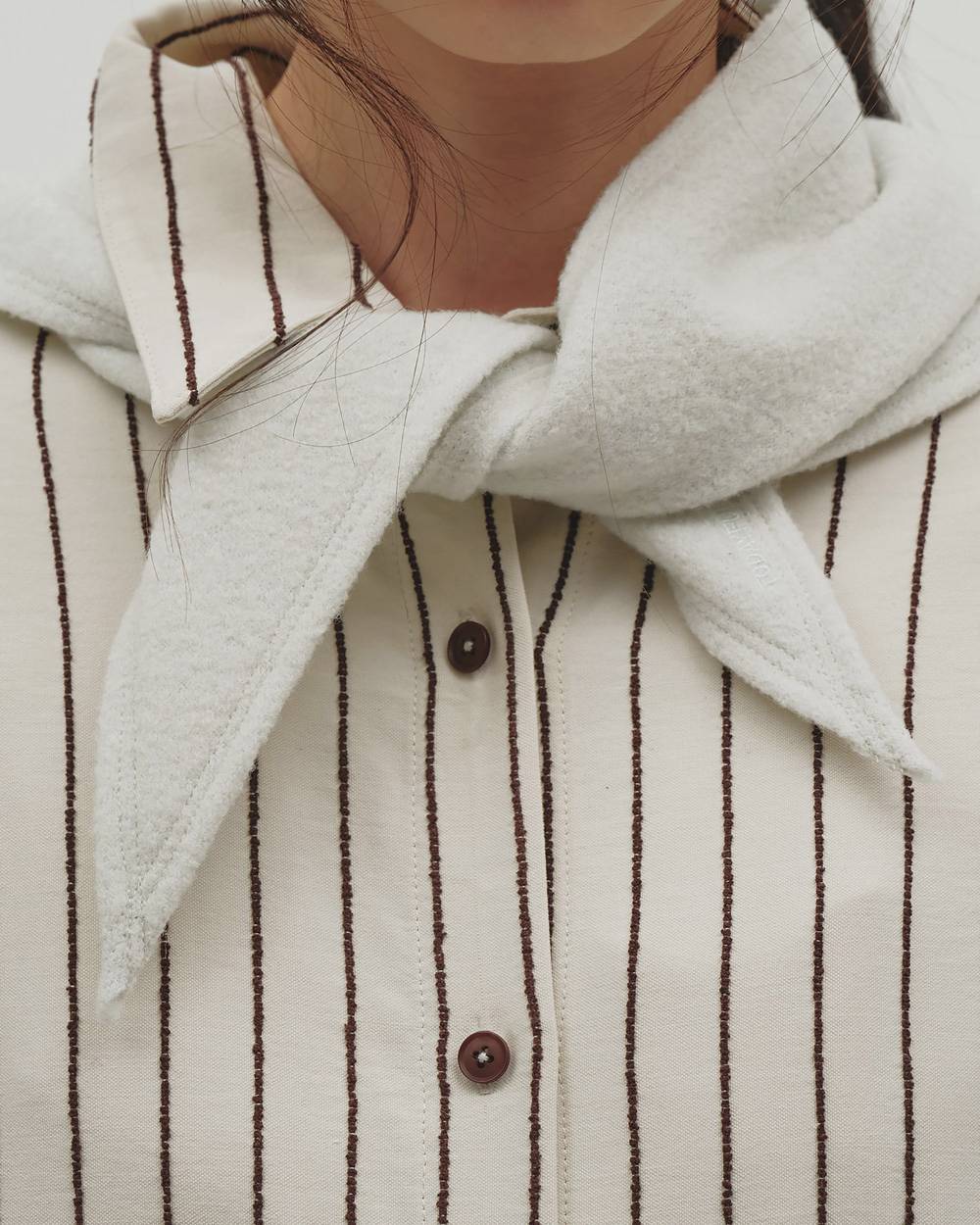Jacquard Stripe Shirts Jacquard Stripe Shirts,ジャガードストライプシャツ,12620408,ジャガード,ジャガードシャツ,ストライプシャツ,シャツ,トップス,todayful,トゥデイフル,lifes,吉田怜香,26aw