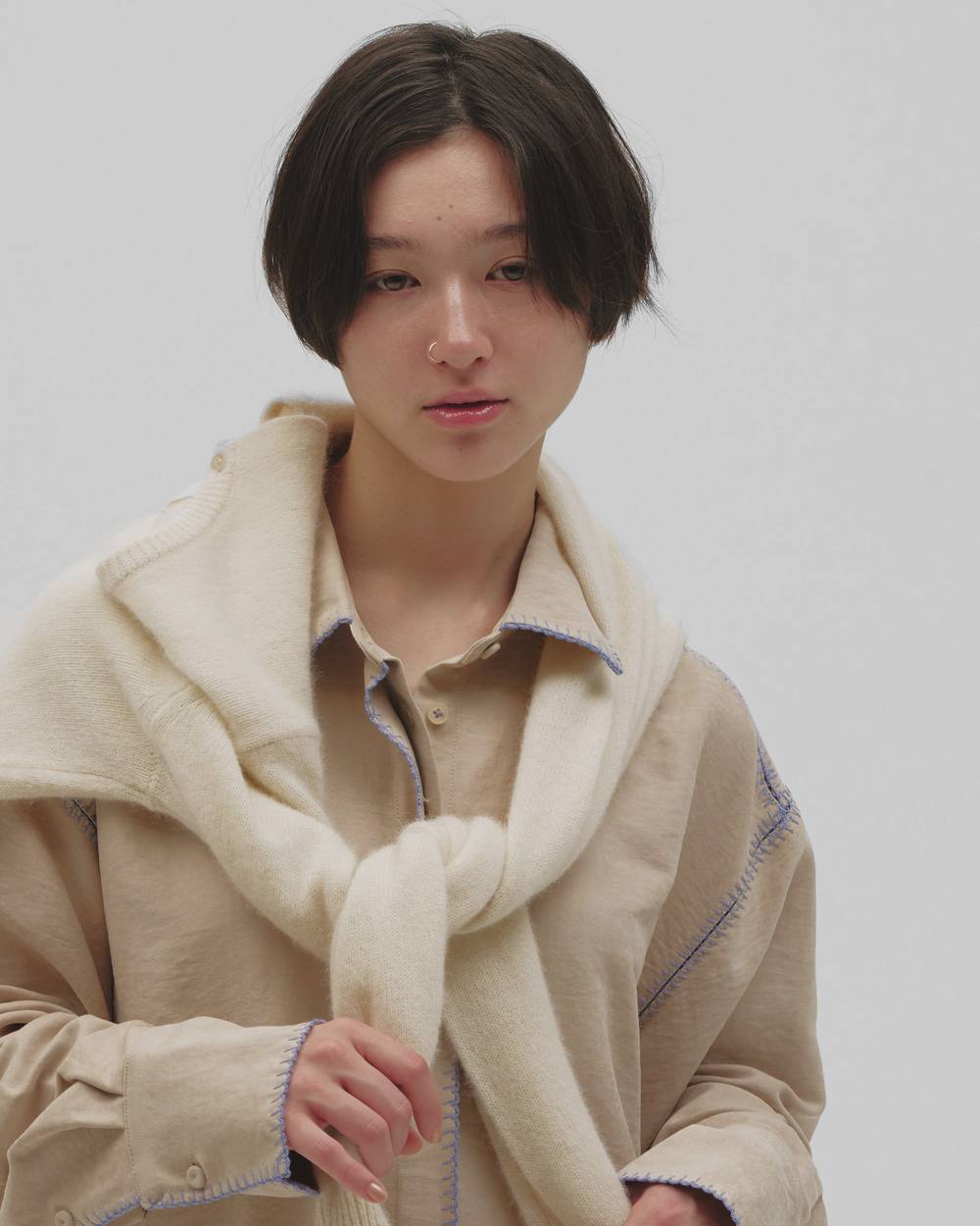 Softsuede Embroidery Shirts Softsuede Embroidery Shirts,ソフトスエードエンブロイダリーシャツ,12620410,スエード,シャツ,刺繍,刺繍シャツ,スエードシャツ,エンブロイダリー,todayful,トゥデイフル,lifes,吉田怜香,26aw