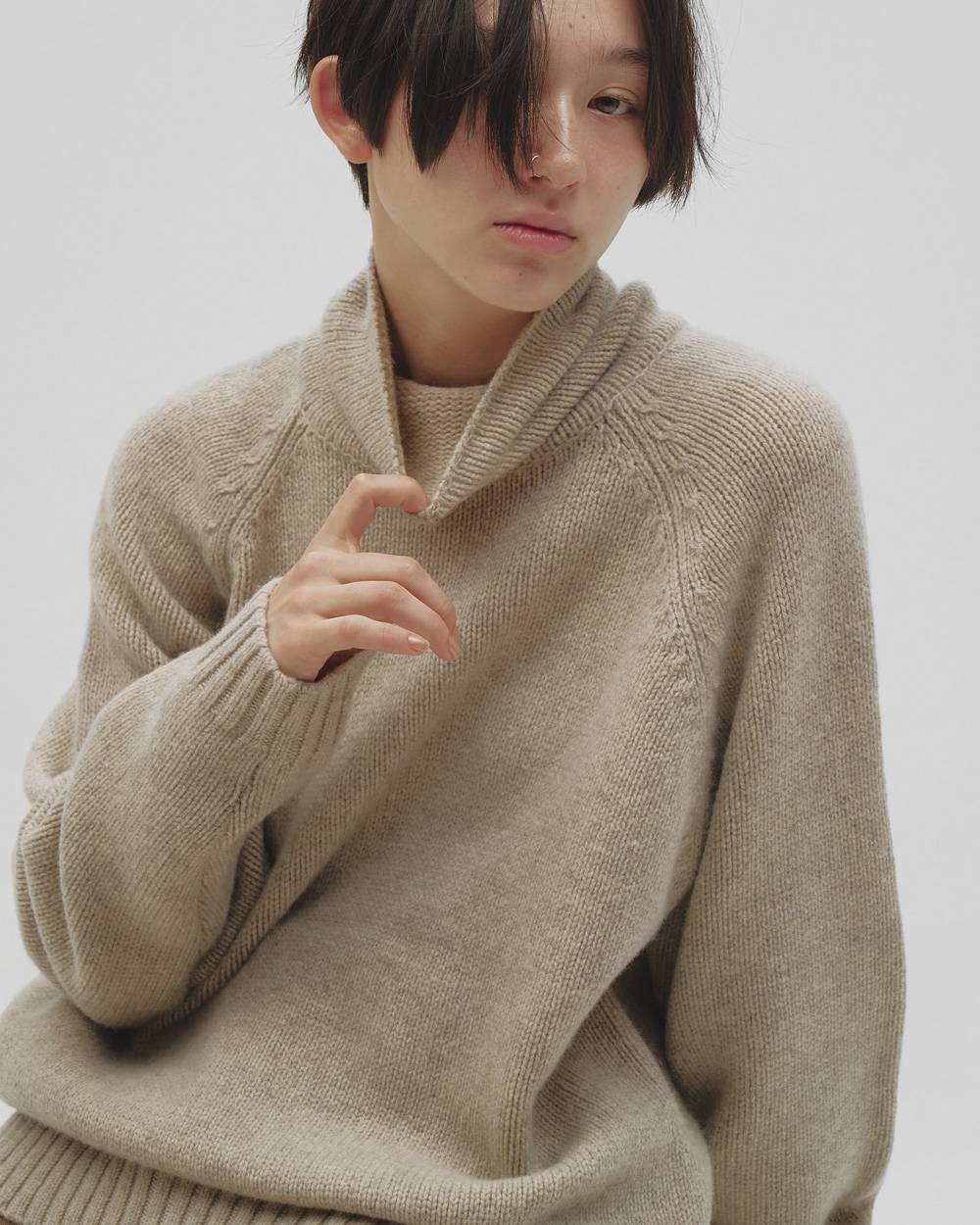 Wool 100% Turtle Knit Wool 100% Turtle Knit,ウール100%タートルニット,12620521,ウール,タートルニット,ウール100%,レース,トップス,ニットトップス,todayful,トゥデイフル,lifes,吉田怜香,26aw