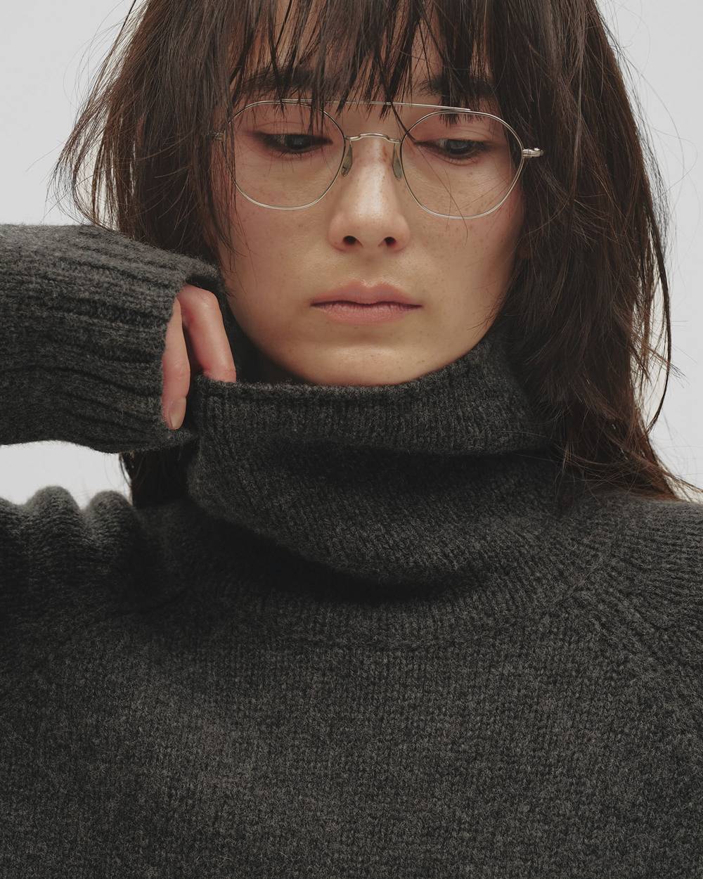 Wool 100% Turtle Knit Wool 100% Turtle Knit,ウール100%タートルニット,12620521,ウール,タートルニット,ウール100%,レース,トップス,ニットトップス,todayful,トゥデイフル,lifes,吉田怜香,26aw