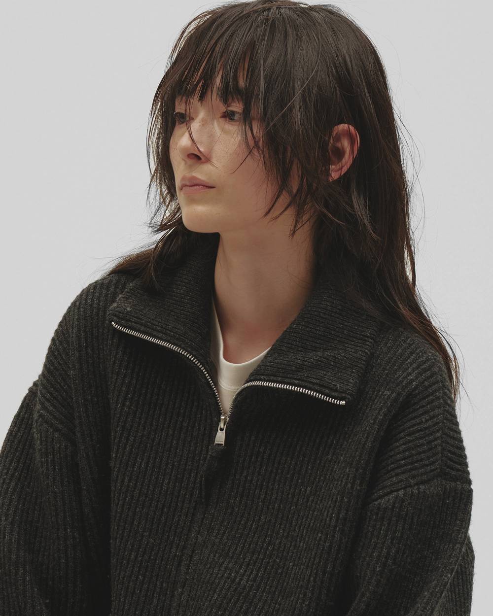 Zipup Knit Cardigan Zipup Knit Cardigan,ジップアップニットカーディガン,12620524,ジップアップ,ニットカーディガン,カーディガン,ジップカーディガン,トップス,ニット,ニットトップ,todayful,トゥデイフル,lifes,吉田怜香,26aw