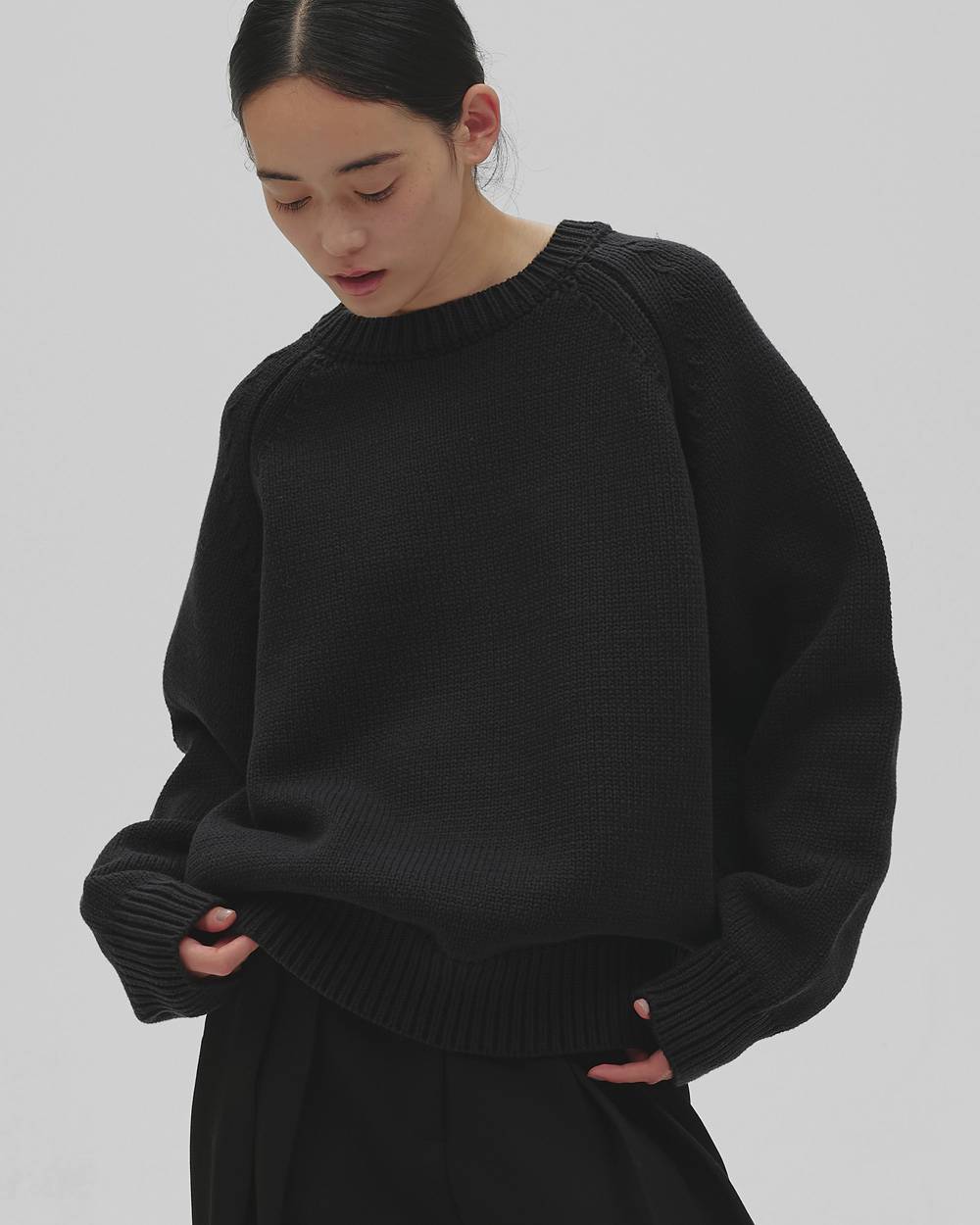 Raglan Knit Pullover Raglan Knit Pullover,ラグランニットプルオーバー,12620529,ラグラン,ニットトップ,プルオーバー,ラグラントップ,トップス,todayful,トゥデイフル,lifes,吉田怜香,26aw