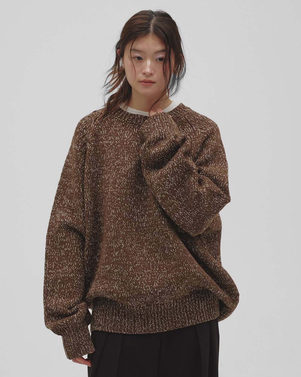 Raglan Knit Pullover Raglan Knit Pullover,ラグランニットプルオーバー,12620529,ラグラン,ニットトップ,プルオーバー,ラグラントップ,トップス,todayful,トゥデイフル,lifes,吉田怜香,26aw