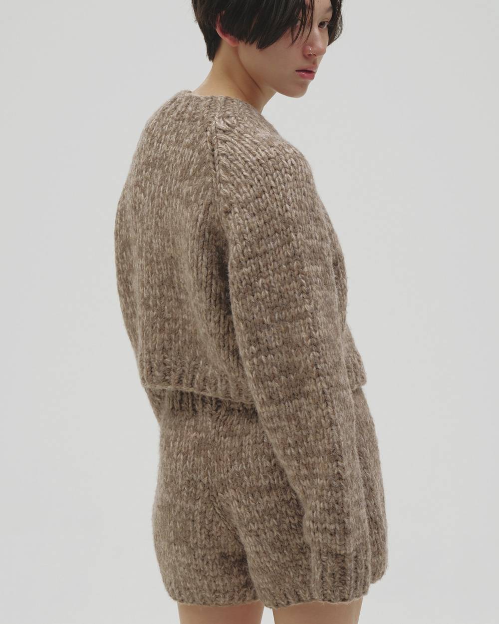 Hand Knit Cardigan Hand Knit Cardigan,ハンドニットカーディガン,12620533,ハンドニット,ニットカーディガン,カーディガン,ニットトップス,ニット,todayful,トゥデイフル,lifes,吉田怜香,26aw