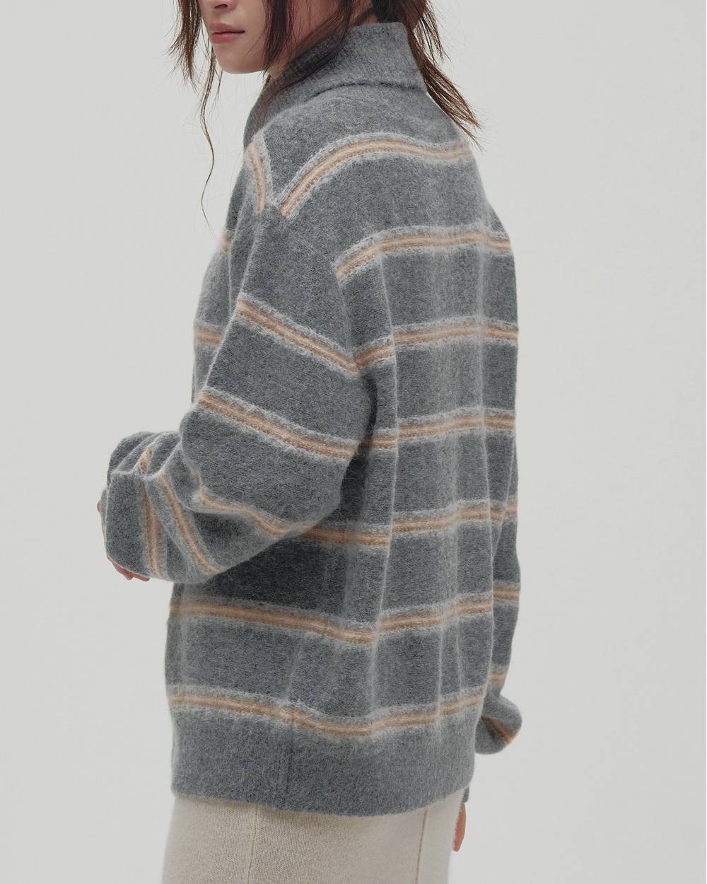 Multicolor Border Knit Multicolor Border Knit,マルチカラーボーダーニット,12620536,ボーダー,ボーダーニット,ニットトップス,プルオーバー,トップス,todayful,トゥデイフル,lifes,吉田怜香,26aw