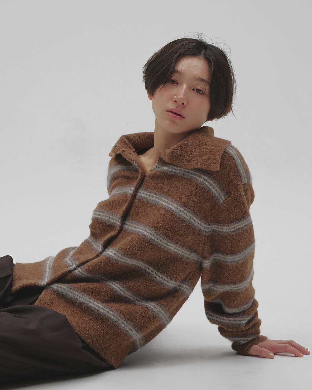 Multicolor Border Knit Multicolor Border Knit,マルチカラーボーダーニット,12620536,ボーダー,ボーダーニット,ニットトップス,プルオーバー,トップス,todayful,トゥデイフル,lifes,吉田怜香,26aw