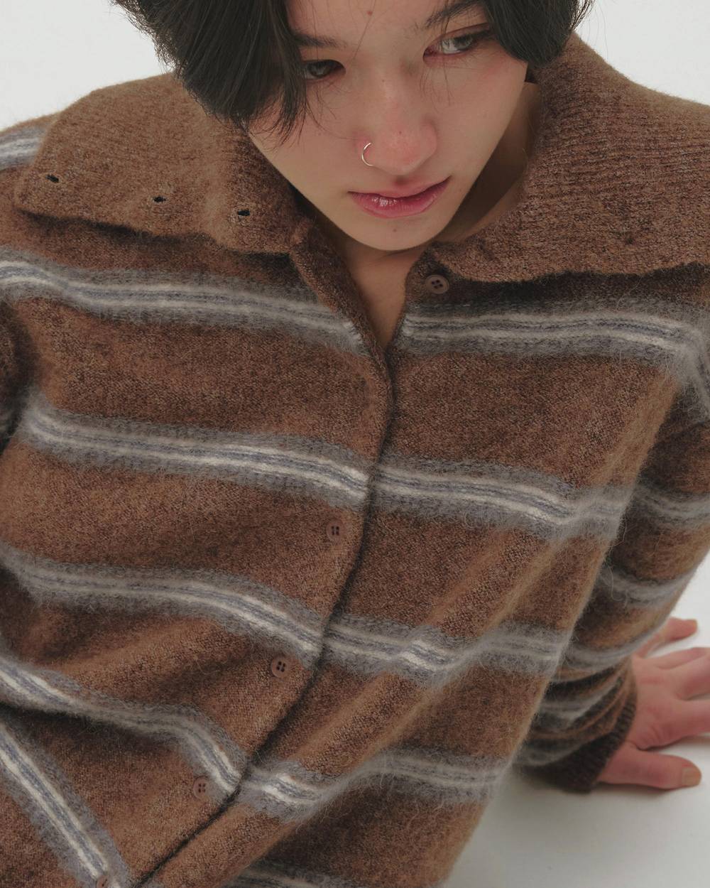 Multicolor Border Knit Multicolor Border Knit,マルチカラーボーダーニット,12620536,ボーダー,ボーダーニット,ニットトップス,プルオーバー,トップス,todayful,トゥデイフル,lifes,吉田怜香,26aw