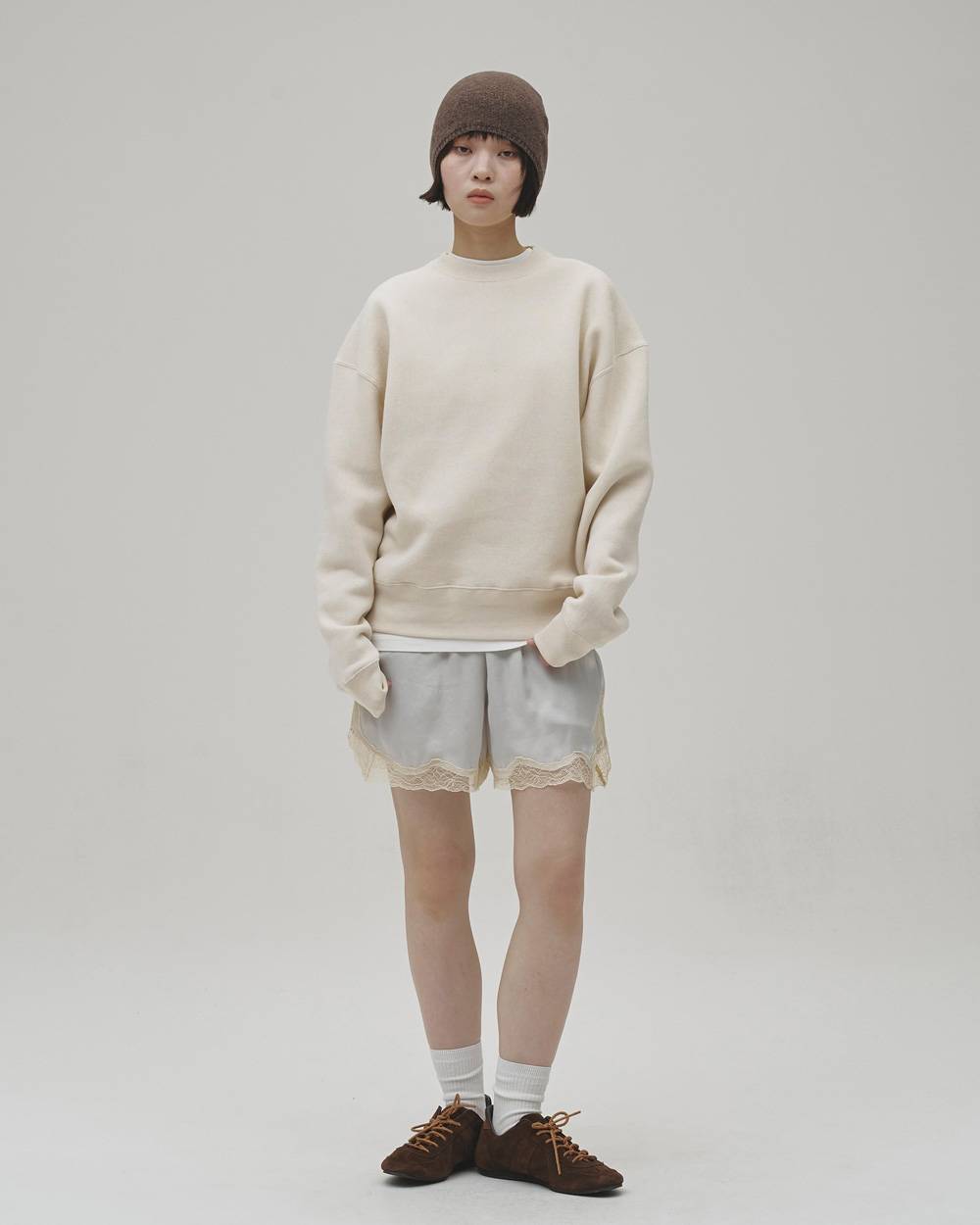 Cotton Brushed Sweat Cotton Brushed Sweat(コットンブラッシュドスウェット)です。12620601,ブラッシュドスウェット,スウェット,トップス,トレーナー,todayful,トゥデイフル,lifes,吉田怜香,26aw