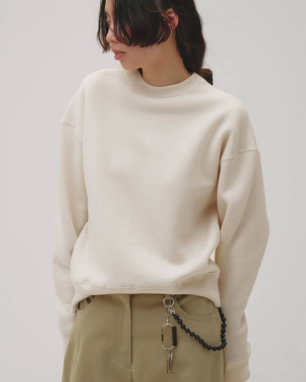 Cotton Brushed Sweat Cotton Brushed Sweat(コットンブラッシュドスウェット)です。12620601,ブラッシュドスウェット,スウェット,トップス,トレーナー,todayful,トゥデイフル,lifes,吉田怜香,26aw