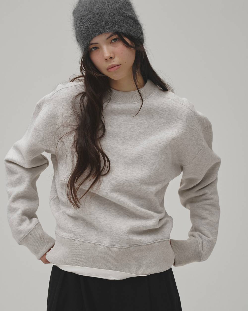 Cotton Brushed Sweat Cotton Brushed Sweat(コットンブラッシュドスウェット)です。12620601,ブラッシュドスウェット,スウェット,トップス,トレーナー,todayful,トゥデイフル,lifes,吉田怜香,26aw