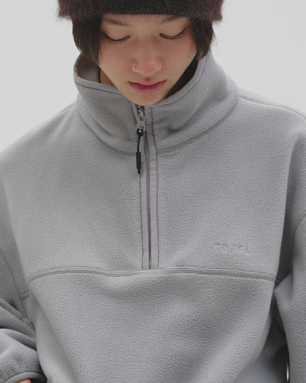 Halfzip Fleece Pullover Halfzip Fleece Pullover,ハーフジップフリースプルオーバー,12620607,プルオーバー,ハーフジッププルオーバー,ハーフジップトップ,フリース,フリーストップス,トップス,ランジェリー,todayful,トゥデイフル,lifes,吉田怜香,26aw