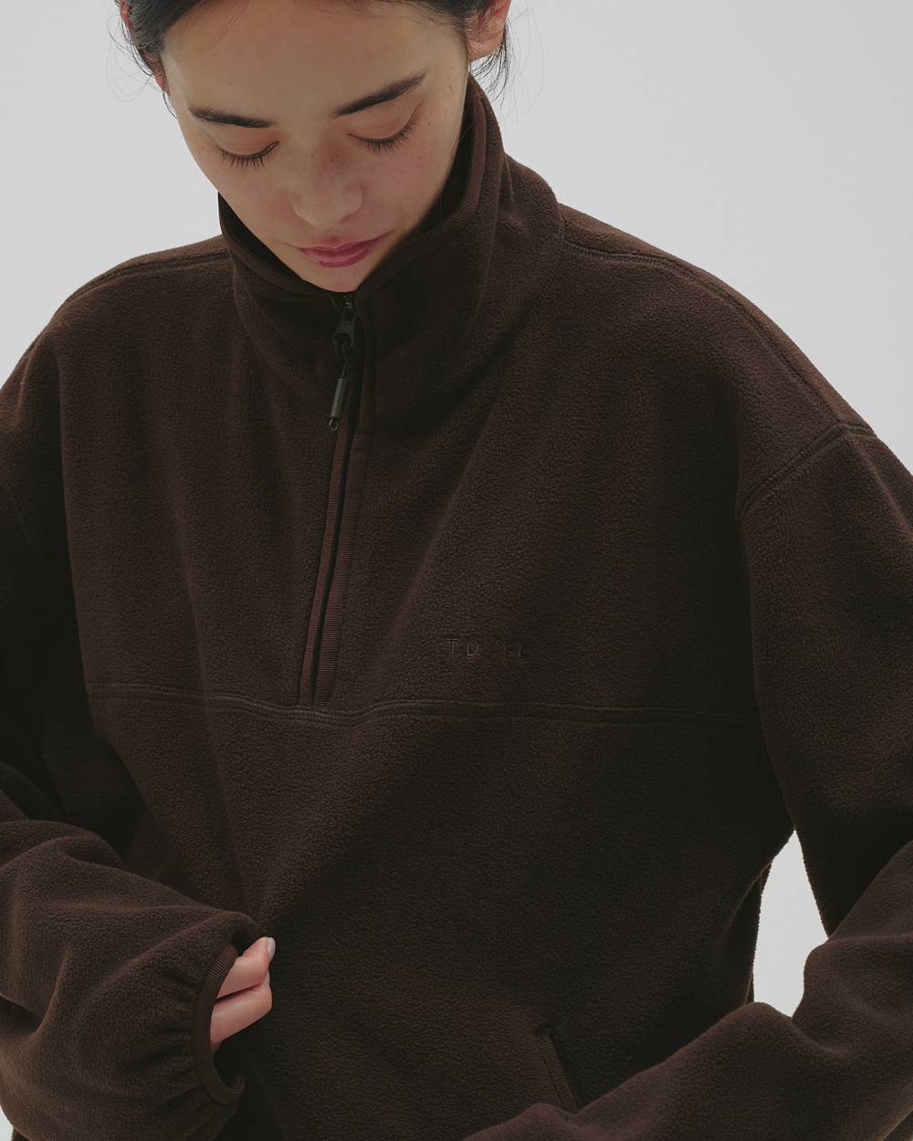 Halfzip Fleece Pullover Halfzip Fleece Pullover,ハーフジップフリースプルオーバー,12620607,プルオーバー,ハーフジッププルオーバー,ハーフジップトップ,フリース,フリーストップス,トップス,ランジェリー,todayful,トゥデイフル,lifes,吉田怜香,26aw