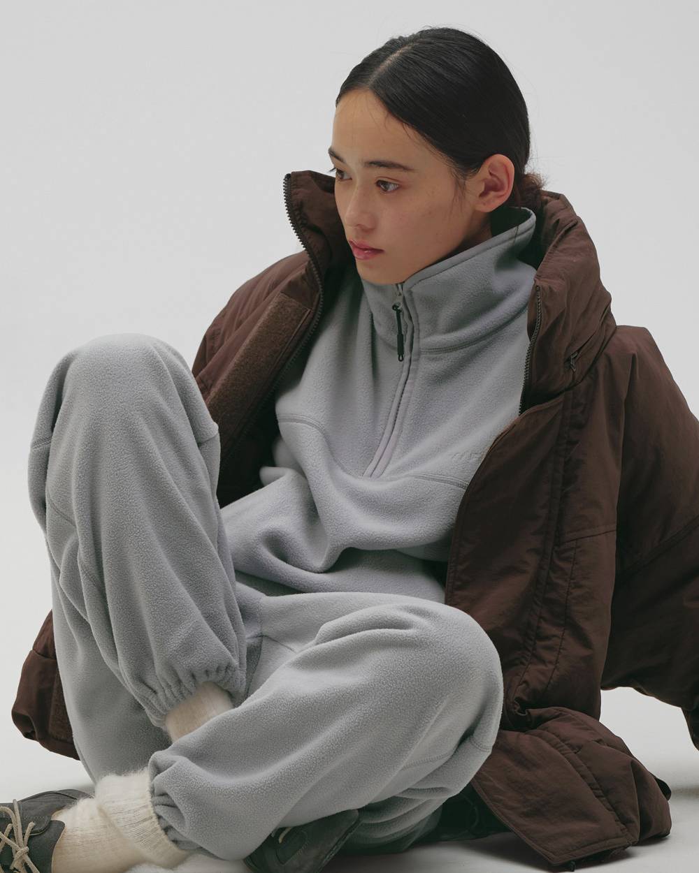 Halfzip Fleece Pullover Halfzip Fleece Pullover,ハーフジップフリースプルオーバー,12620607,プルオーバー,ハーフジッププルオーバー,ハーフジップトップ,フリース,フリーストップス,トップス,ランジェリー,todayful,トゥデイフル,lifes,吉田怜香,26aw