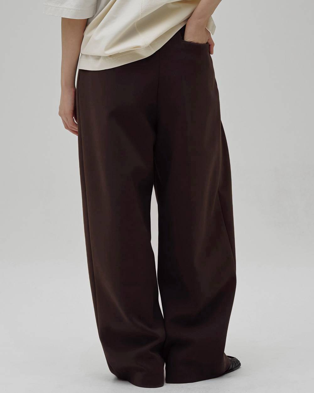 Bonding Wide Trousers Bonding Wide Trousers,ボンディングワイドトラウザー,12620702,ボンディング,ワイドトラウザー,タックパンツ,トラウザー,ボトムス,パンツ,todayful,トゥデイフル,lifes,吉田怜香,26aw