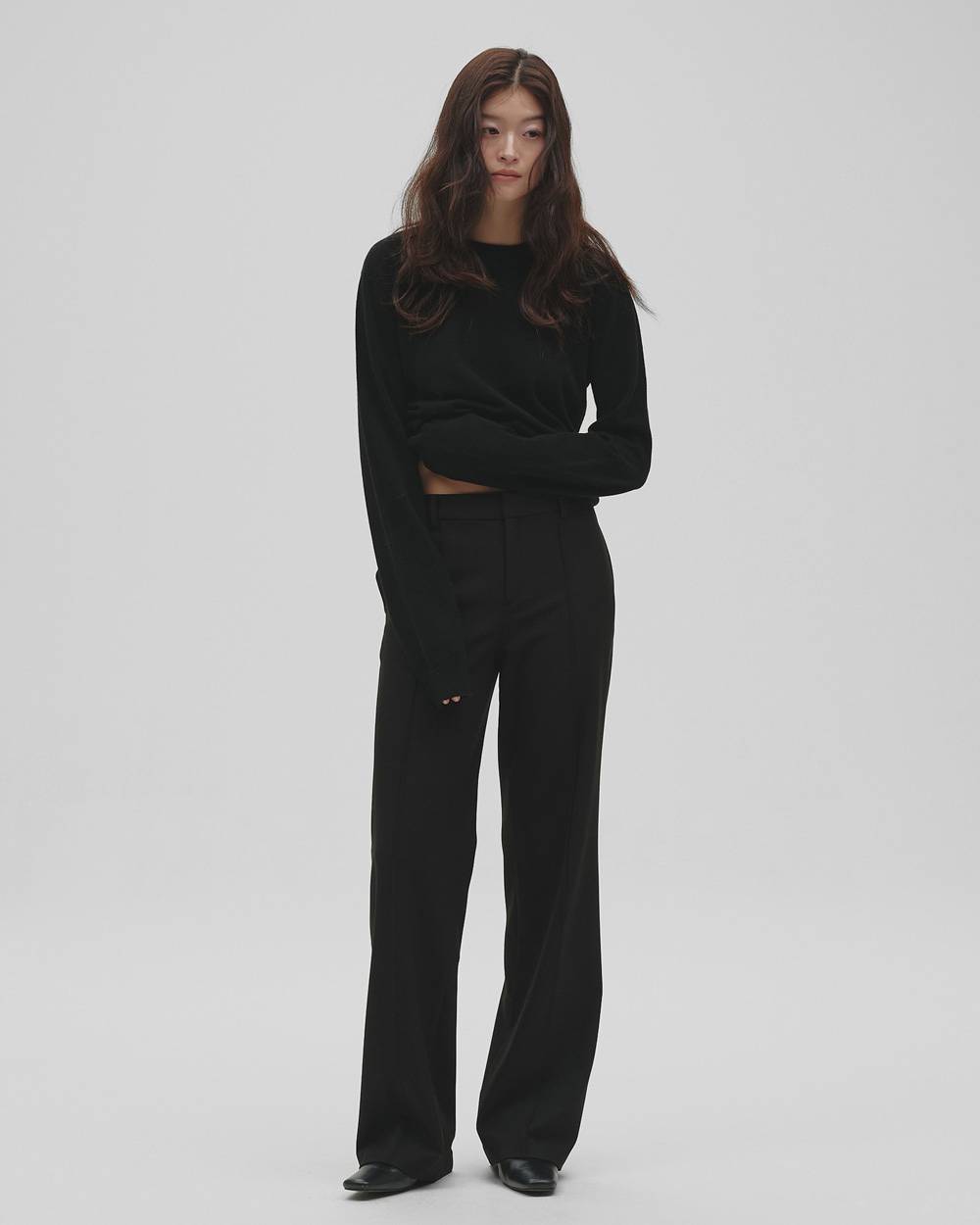 Pintuck Straight Trousers Pintuck Straight Trousers,ピンタックストレートトラウザー,12620715,ピンタック,トラウザー,ストレートトラウザー,ボトムス,パンツ,todayful,トゥデイフル,lifes,吉田怜香,26aw