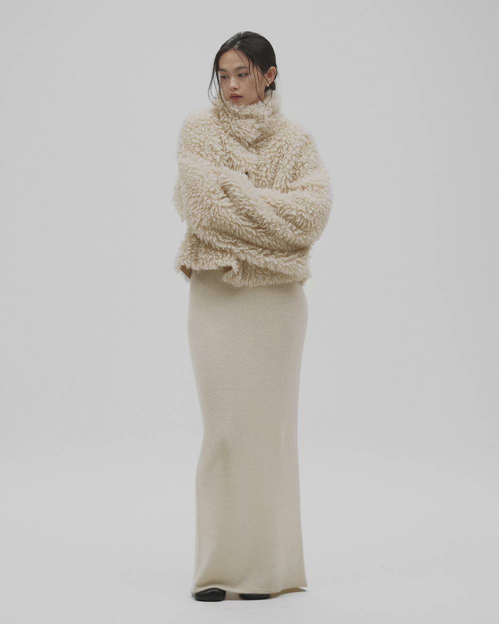 Fox Wool Pencil Skirt Fox Wool Pencil Skirt,フォックスウールペンシルスカート,12620804,フォックスウール,ウールスカート,ペンシルスカート,ボトムス,todayful,トゥデイフル,lifes,吉田怜香,26aw