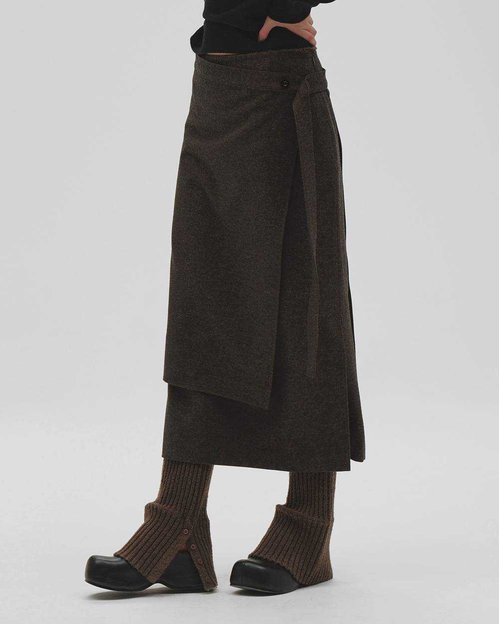 Wool Wrap Skirt Wool Wrap Skirt,ウールラップスカート,12620806,ラップスカート,ウールスカート,スカート,ボトムス,todayful,トゥデイフル,lifes,吉田怜香,26aw