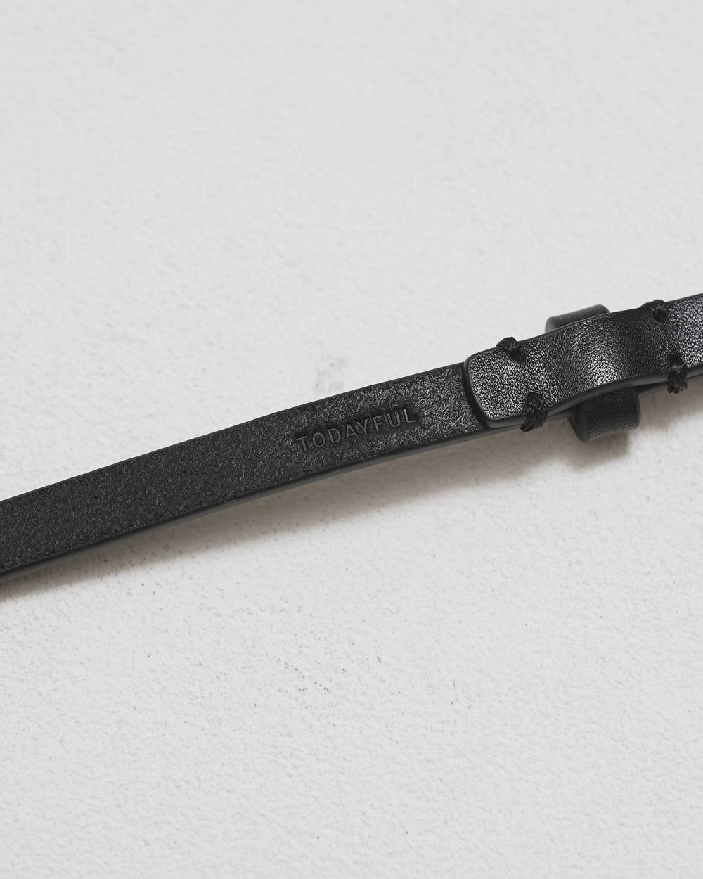 Oval Backle Narrow Belt Oval Backle Narrow Belt,オーバルバックルナローベルト,12621017,ベルト,バックルベルト,ナローベルト,レザーベルト,アクセサリー,todayful,トゥデイフル,lifes,吉田怜香,26aw