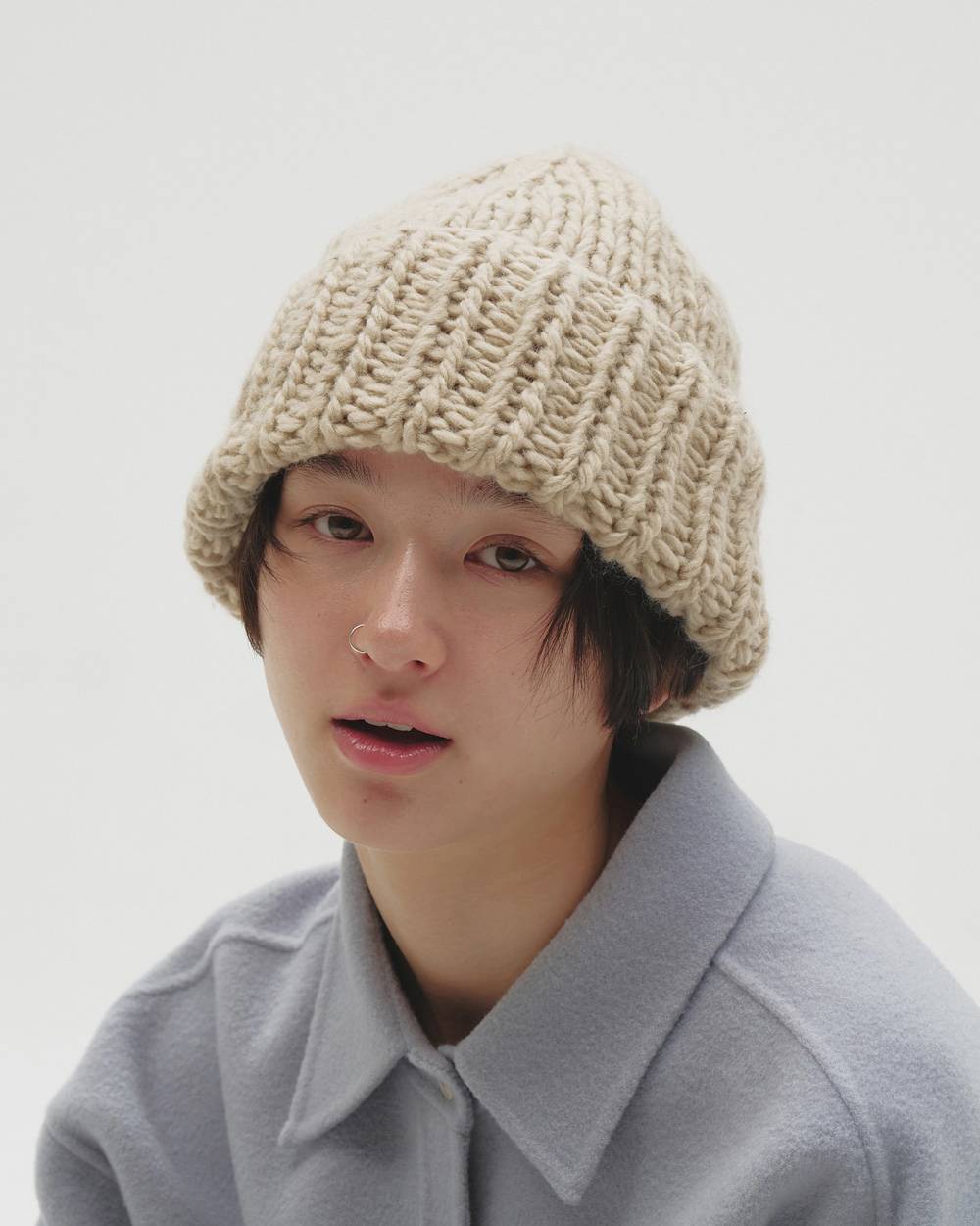 Lowgauge Hand Beanie Lowgauge Hand Beanie,ローゲージハンドビーニー,12621022,ビーニー,ローゲージニット,ニットビーニー,帽子,ニット帽,グッズ,todayful,トゥデイフル,lifes,吉田怜香,26aw