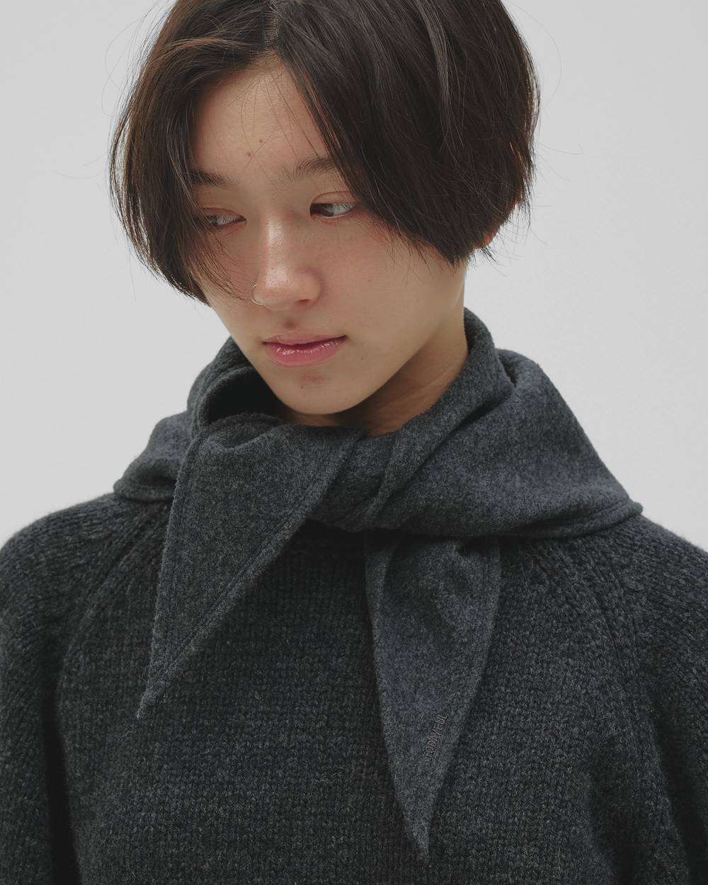 Softwool Scarf Softwool Scarf,ソフトウールスカーフ,12621024,ソフトウール,スカーフ,アクセサリー,ウールスカーフ,todayful,トゥデイフル,lifes,吉田怜香,26aw