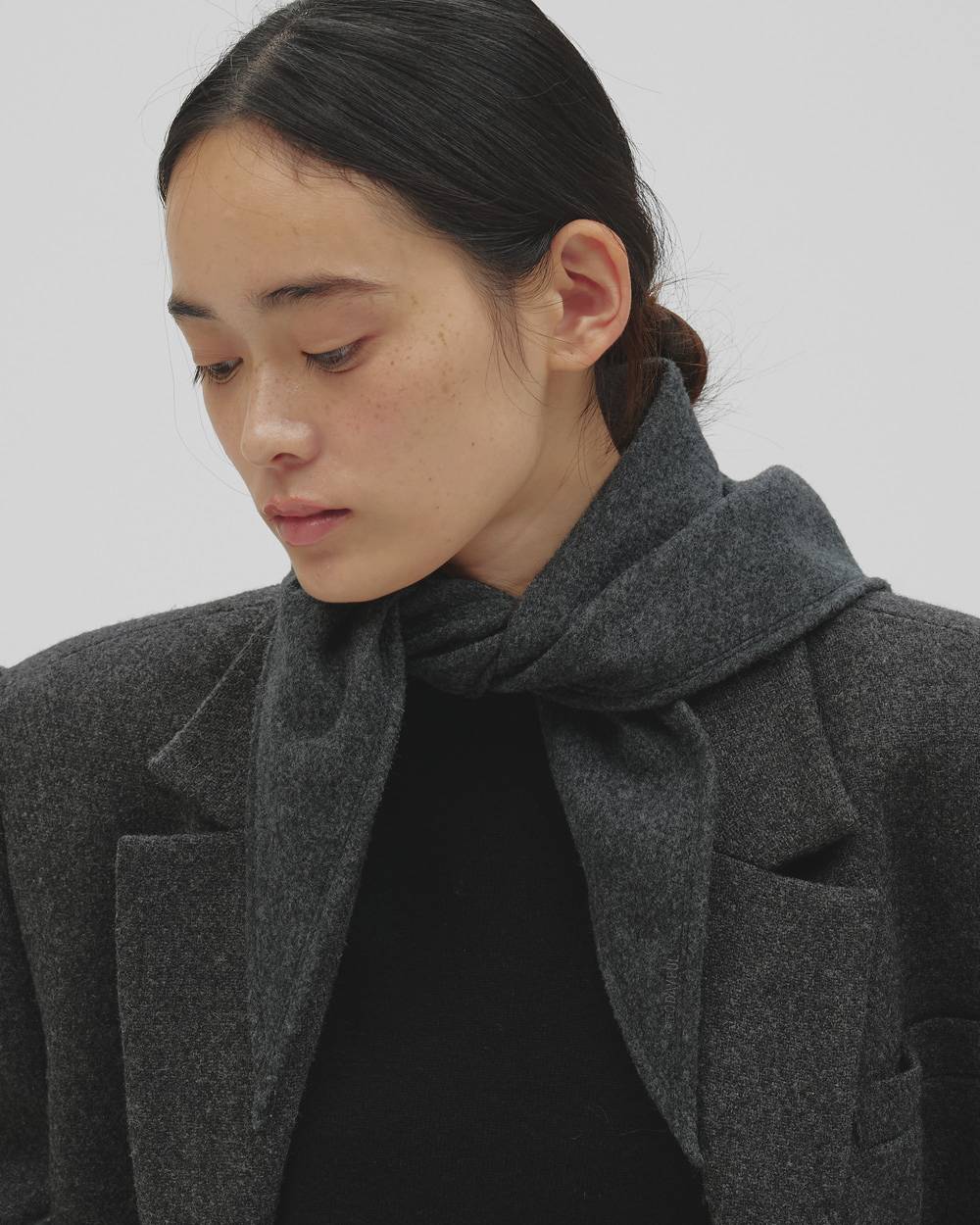 Softwool Scarf Softwool Scarf,ソフトウールスカーフ,12621024,ソフトウール,スカーフ,アクセサリー,ウールスカーフ,todayful,トゥデイフル,lifes,吉田怜香,26aw