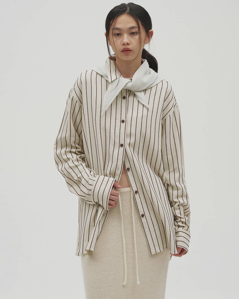 Softwool Scarf Softwool Scarf,ソフトウールスカーフ,12621024,ソフトウール,スカーフ,アクセサリー,ウールスカーフ,todayful,トゥデイフル,lifes,吉田怜香,26aw