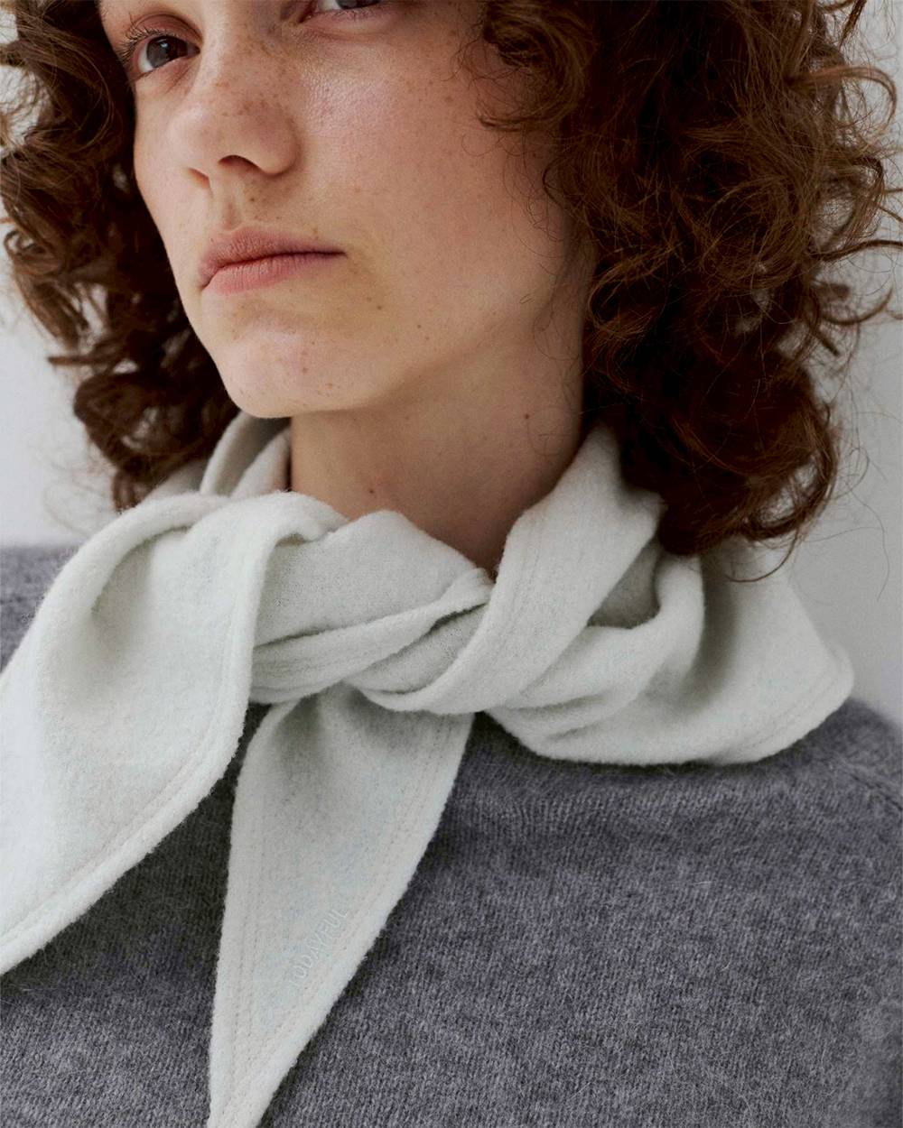 Softwool Scarf Softwool Scarf,ソフトウールスカーフ,12621024,ソフトウール,スカーフ,アクセサリー,ウールスカーフ,todayful,トゥデイフル,lifes,吉田怜香,26aw