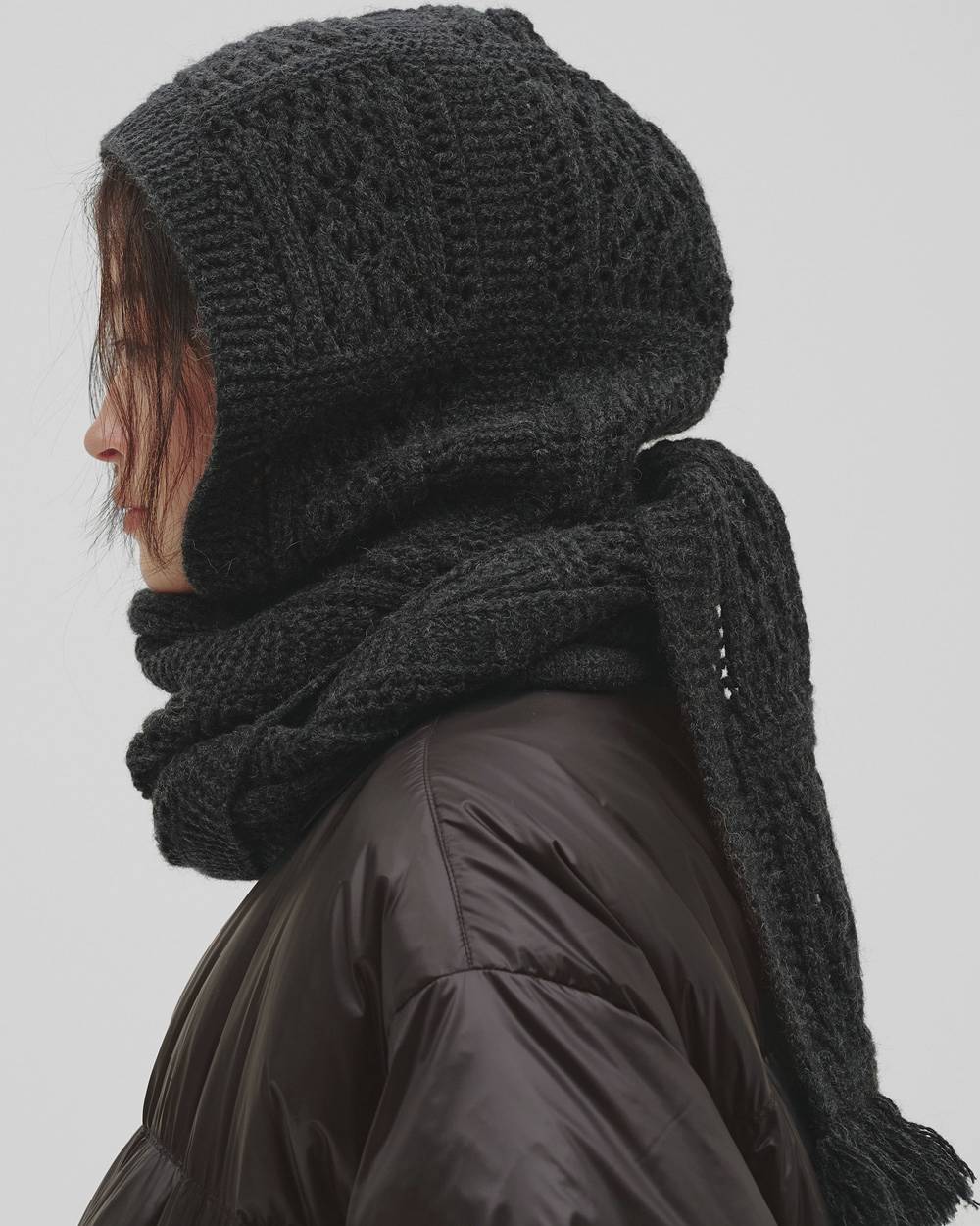 Cable Hoodie Muffler Cable Hoodie Muffler,ケーブルフーディマフラー,12621031,マフラー,フーディーマフラー,ケーブル,アクセサリー,todayful,トゥデイフル,lifes,吉田怜香,26aw