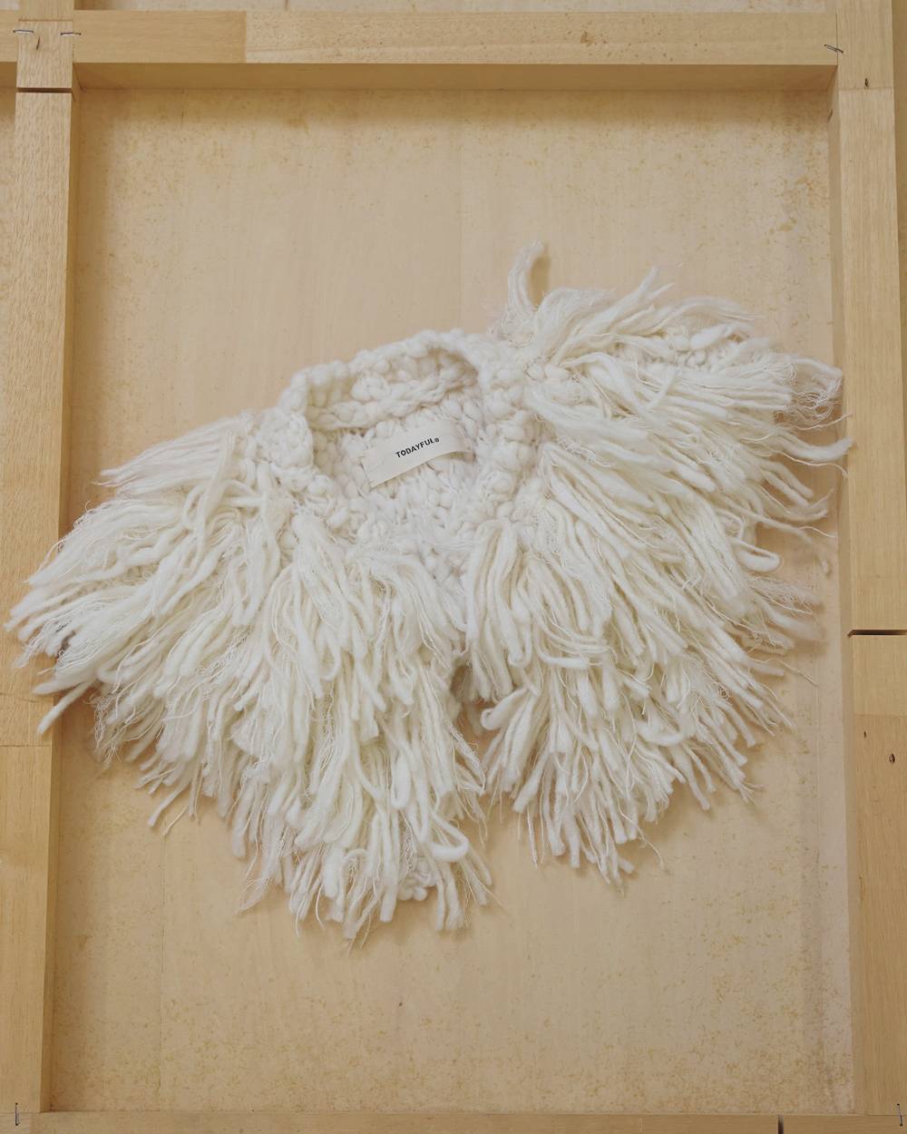 Fringe Knit Collar Fringe Knit Collar,フリンジニットカラー,12621035,つけ襟,フリンジ,フリンジカラー,アクセサリー,todayful,トゥデイフル,lifes,吉田怜香,26aw