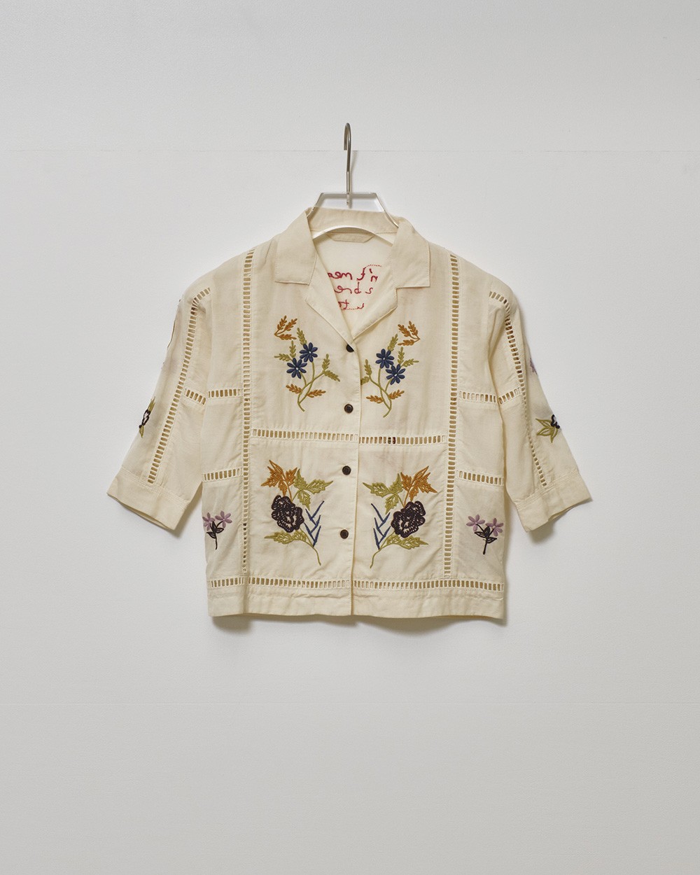Embroidery Patchwork Shirts(KIDS) Embroidery Patchwork Shirts(KIDS),エンブロイダリーパッチワークシャツキッズ,32410401,子供服,kids,エンブロイダリーシャツ,パッチワークシャツ,インド刺繍,刺繍シャツ,インド生産,todayful,トゥデイフル,lifes,ライフズ,25ss