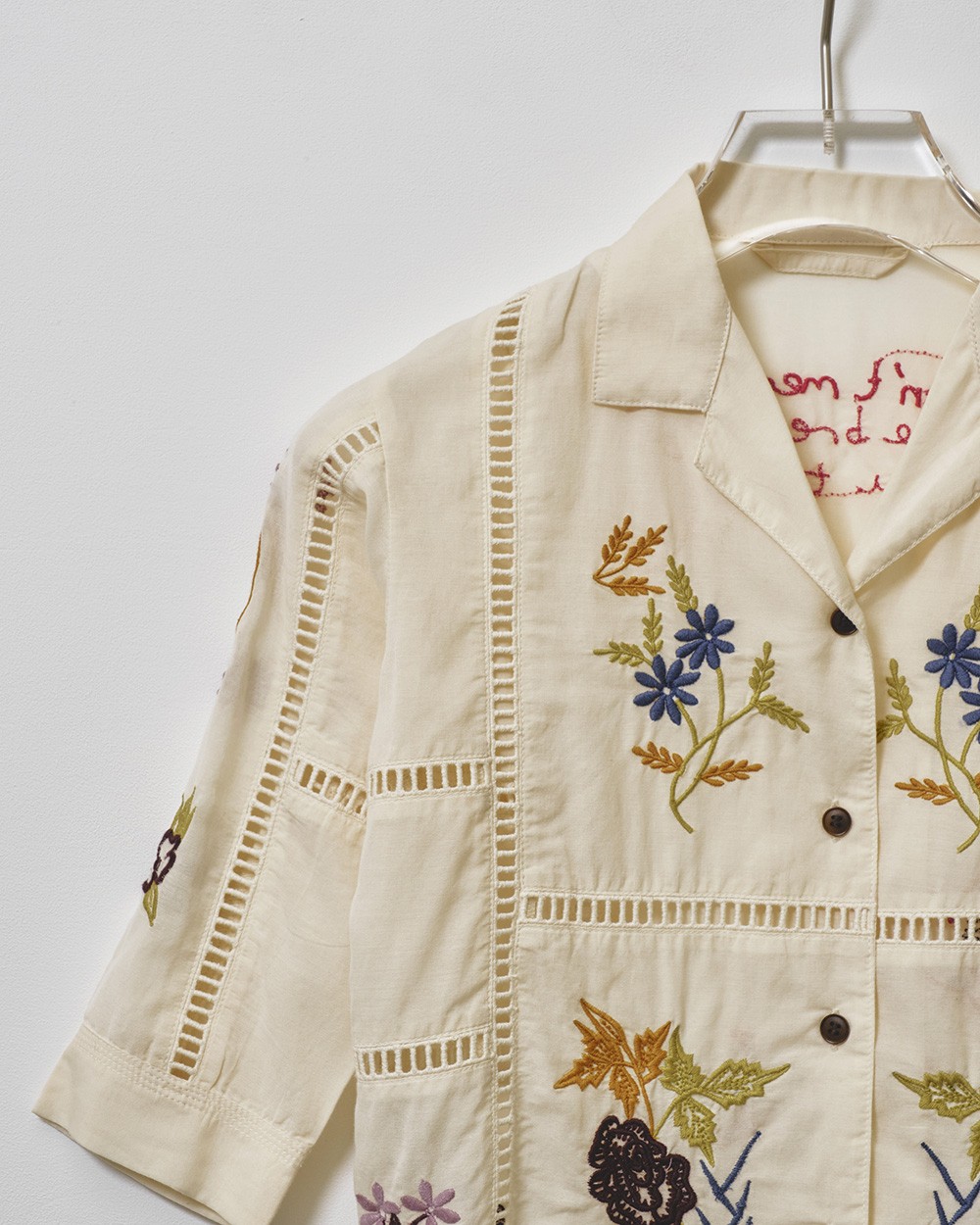 Embroidery Patchwork Shirts(KIDS) Embroidery Patchwork Shirts(KIDS),エンブロイダリーパッチワークシャツキッズ,32410401,子供服,kids,エンブロイダリーシャツ,パッチワークシャツ,インド刺繍,刺繍シャツ,インド生産,todayful,トゥデイフル,lifes,ライフズ,25ss