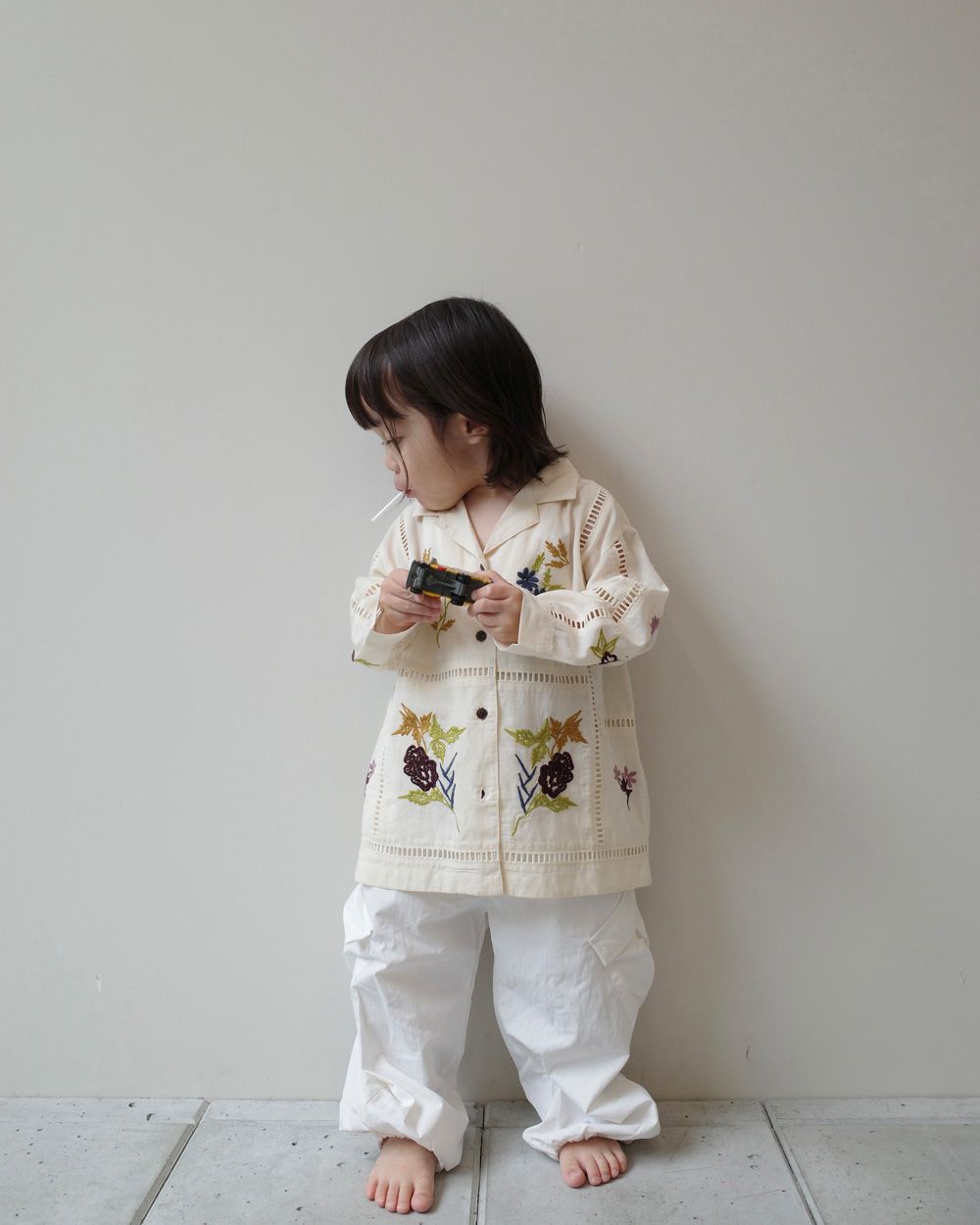 Embroidery Patchwork Shirts(KIDS) Embroidery Patchwork Shirts(KIDS),エンブロイダリーパッチワークシャツキッズ,32410401,子供服,kids,エンブロイダリーシャツ,パッチワークシャツ,インド刺繍,刺繍シャツ,インド生産,todayful,トゥデイフル,lifes,ライフズ,25ss
