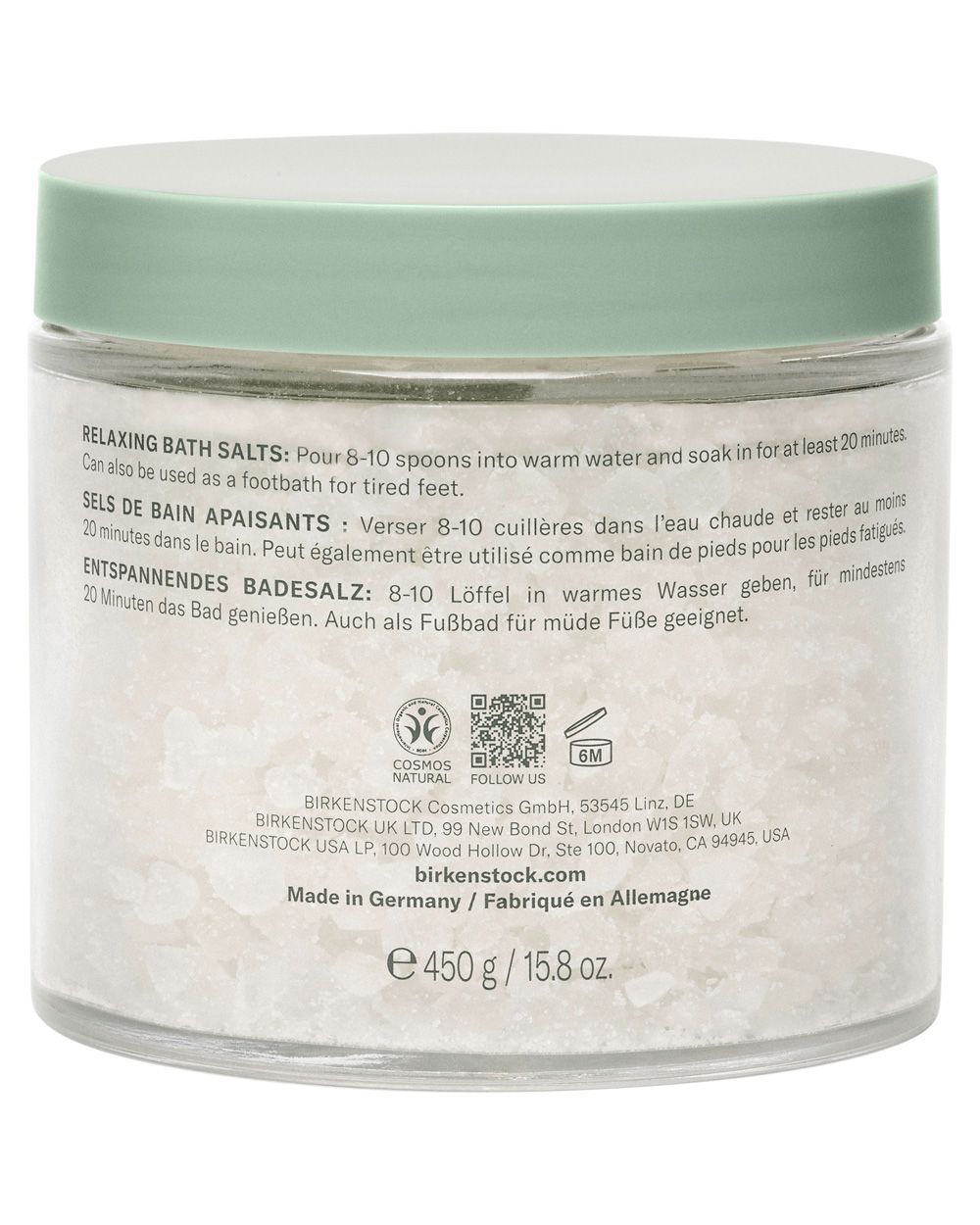 BIRKENSTOCK Care Essentials -Relaxing Bath Salts 82511105,BIRKENSTOCK Care Essentials,ビルケンシュトックケアエッセンシャル,ビルケン,エッセンシャル,フットケア