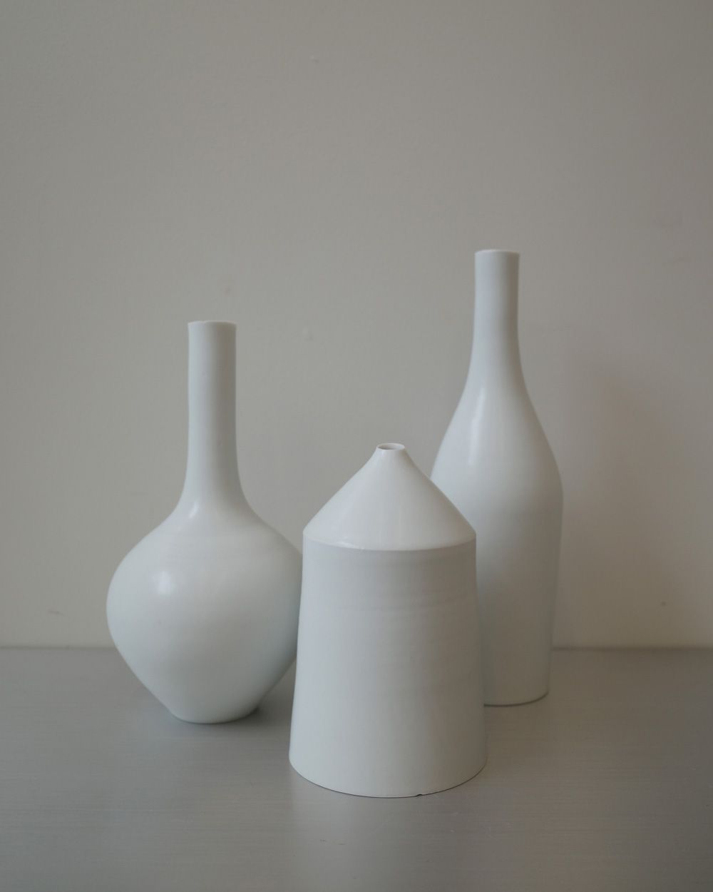 吉田直嗣 花入 白 C