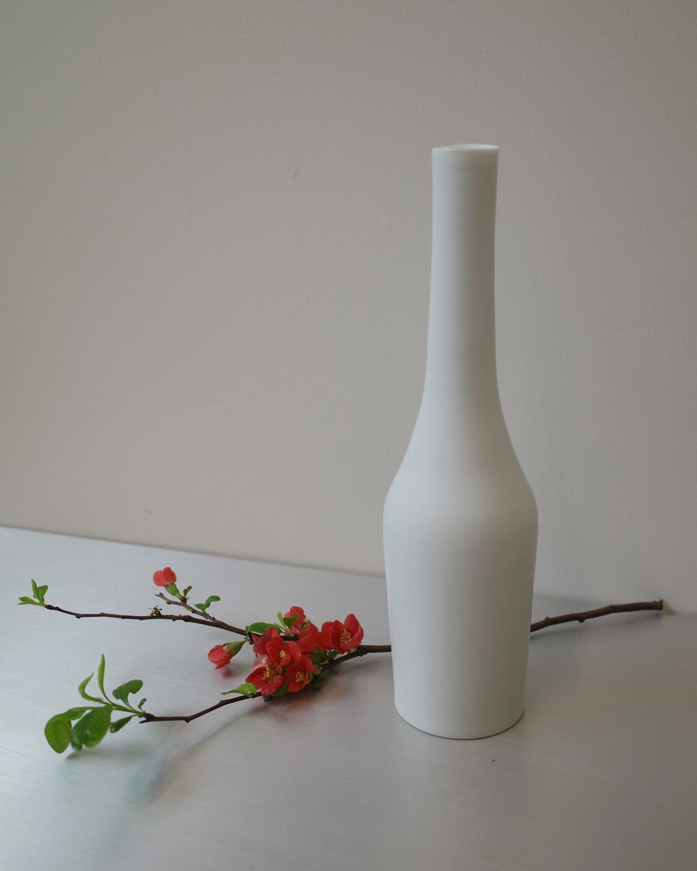 吉田直嗣 花入 白 E