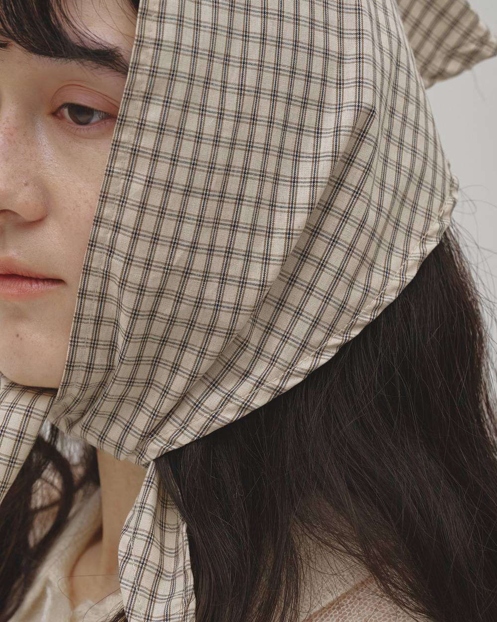 Check Scarf Check Scarf,チェックスカーフ,82611024,スカーフ,チェック,ヘアアクセサリー,小物,ギフト,lifes,ライフズ,LIFE’s