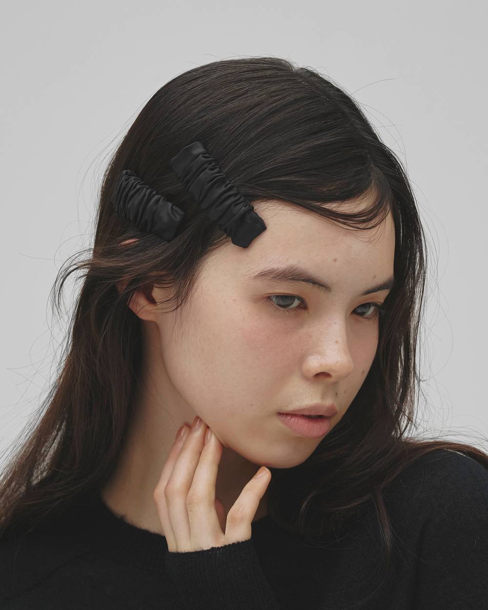 Hair Barrette Satin Gather Headband,Hair Barrette,82611028,ヘアバレット,アクセサリー,バレット,lifes,ライフズ,LIFE’s